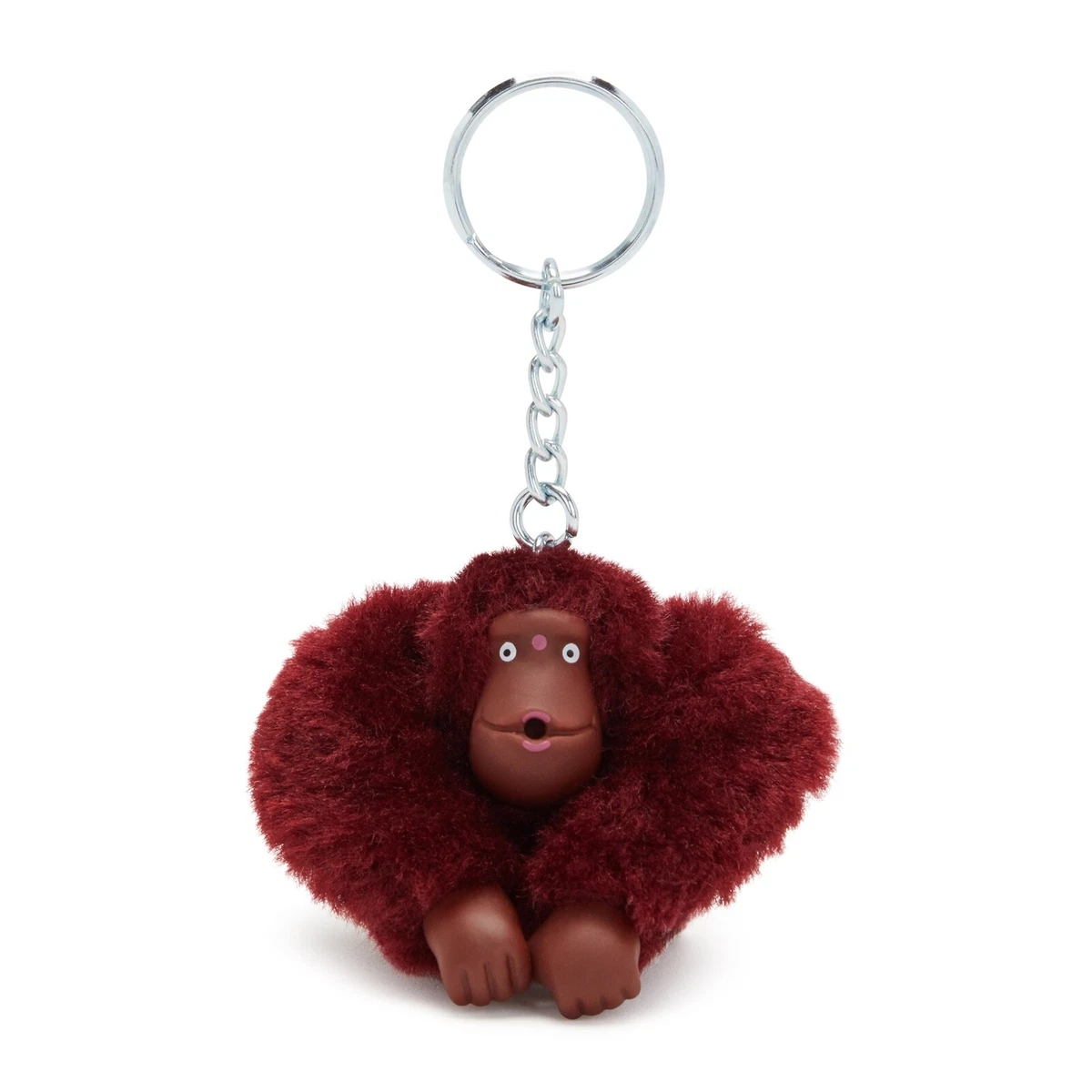 New Kipling Medium Monkey Keyring Keychain BEATRIX in D SANGRIA