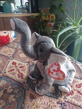 TY Beanie Baby 2000 Trumpet the Elephant with Tags