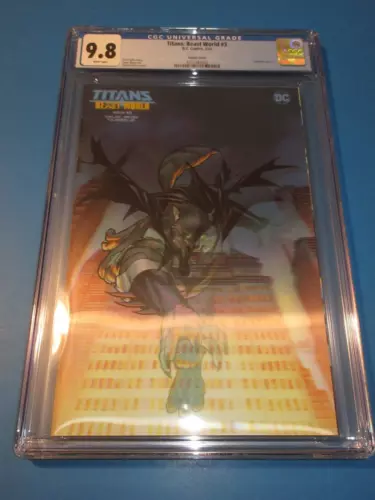 Titans Beast World #3 Lenticular Variant  CGC 9.8 NM/M Gorgeous Gem wow