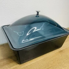 Vintage Tasty Temp Food Server Dome Split Compartment Hot Cold