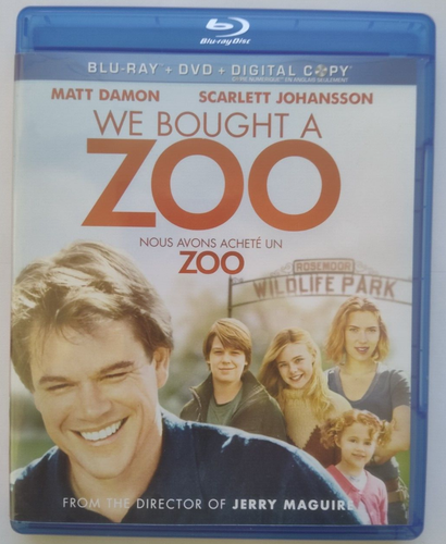 We Bought a Zoo (Blu-ray/DVD, 2012, Canadian French)