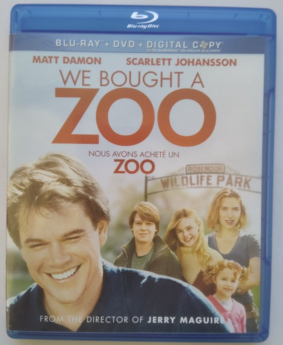 We Bought a Zoo (Blu-ray/DVD, 2012, Canadien Français) - Photo 1 sur 4