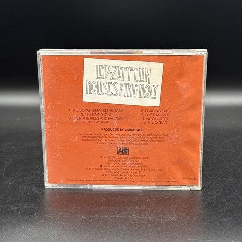 Led Zeppelin - Houses Of The Holy CD EARLY PRESS ATLANTIC 19130-2 - Picture 2 of 4