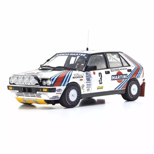 Kyosho KS08960F Lancia Delta HF 4WD 1988 Rallye Monte Carlo 1/18 prevente - Picture 2 of 2