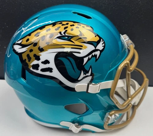 TREVOR LAWRENCE SIGNED AUTO FULL SIZE JACKSONVILLE JAGUARS HELMET **FANATICS**