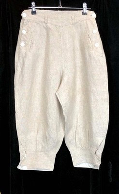 1910s 1920s Vintage Linen Plus 4 Knickers outing breeches Pants 25x18