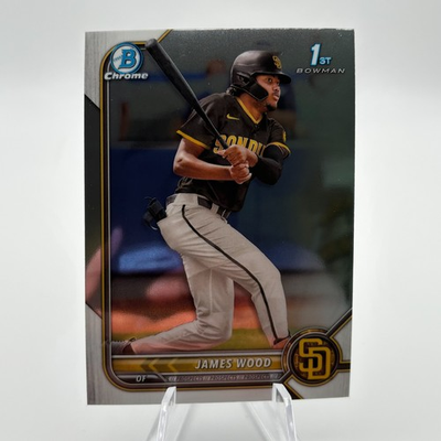 #ad #ad 2022 Bowman Chrome Prospects James Wood #BCP 108 RC QTY $3.28