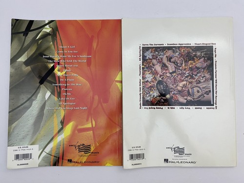 Nirvana - In Utero & Unplugged In New York Guitar Song Books Hal Leonard - Picture 2 of 4