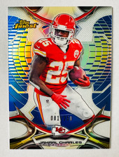 2015 Topps Finest JaMaal Charles BLUE Refractor Card SP #/250 Chiefs Legend!