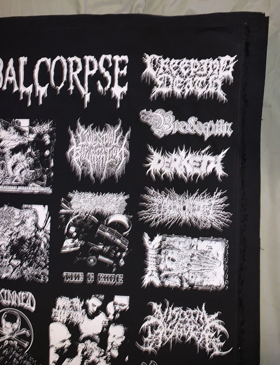 Brutal Death Metal Patches Sheet