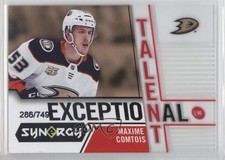 2018-19 Upper Deck Synergy Exceptional Talent 286/749 Maxime Comtois #ET-2 2o7