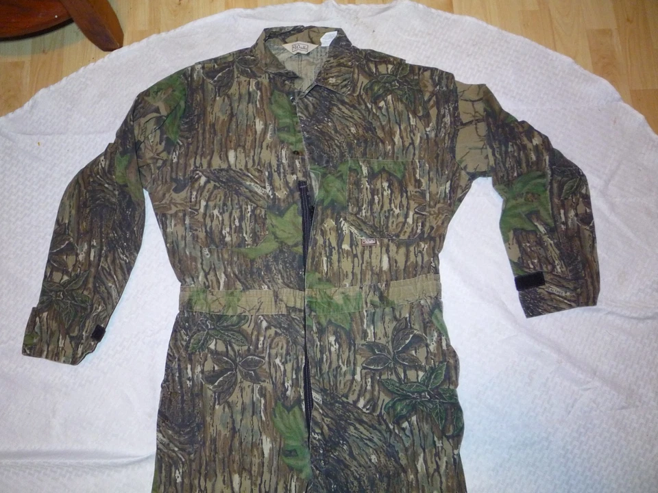 Walls Camo Coveralls Men's Large Reg Chest 42-44 x 29" Camo Realtree Cotton - Image 2 of 4