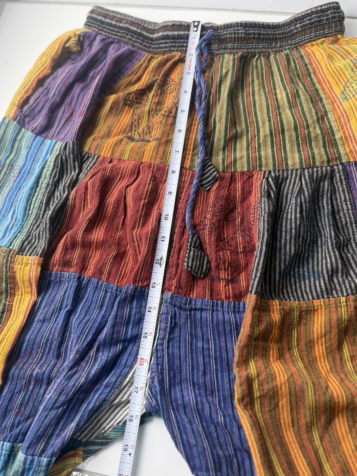 Rising International Patchwork Cotton Jogger Pant… - image 5