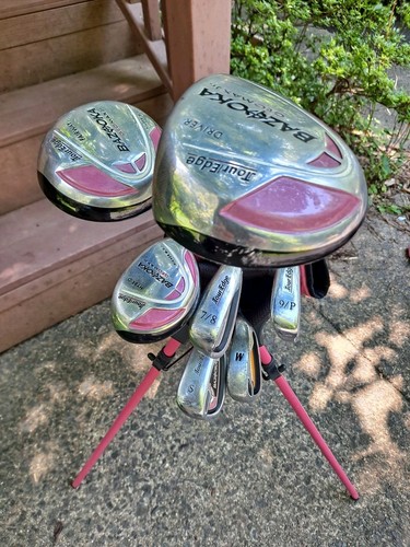 ⛳️ Girls youth pink 7 Golf Club & Bag Set RH Tour Edge ages 7-11 excellent! - Picture 13 of 14