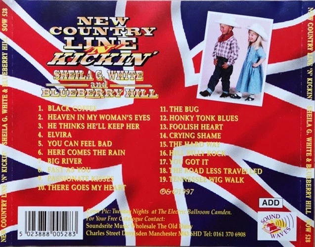 New Country Line 'N' Kickin' Sheila G White Blueberry Hill CD VGC - Image 2 of 3