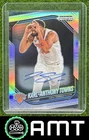 Karl-Anthony Towns Auto 2024-25 Panini Prizm Black Silver Prizms Knicks