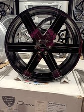 Set of 4 - 26x10 Giovanna Dramuno 6 gloss black 6x139.7 +20mm 78.1mm CB - NEW