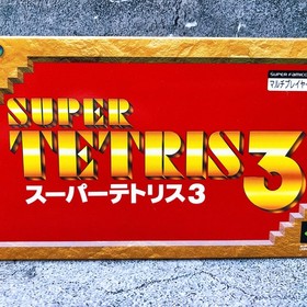 Nintendo Super Famicom SUPER TETRIS 3 Puzzle BPS Japan SNES SFC Game in Stock