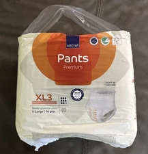 Abena Pants Premium XL3 Incontinence Protector 88 oz Absorbency Breathable Fit