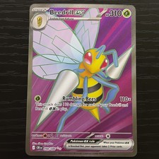 Beedrill ex 98/86 Full Art Ultra Rare Pokemon Chaos Rising NM