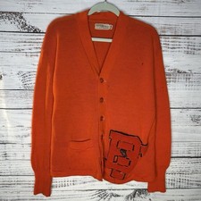 Vintage 50s Roper Sportswear Varsity Letterman Cardigan Sweater Size Small 44 