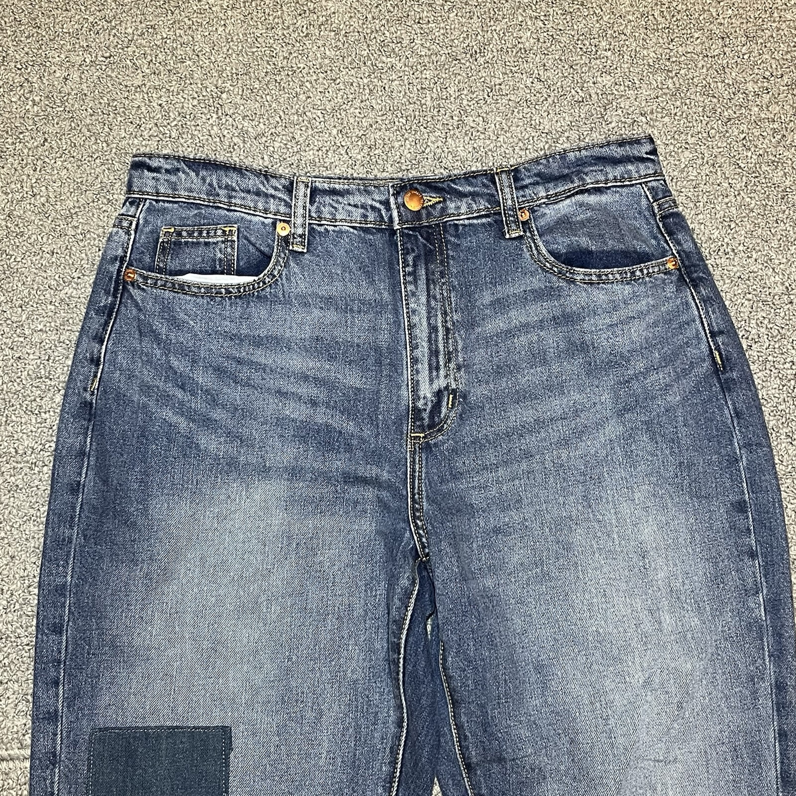 Universal Thread Boyfriend Patchwork Jeans Womens… - image 2