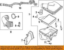 FORD OEM 10-14 Mustang Engine Air Intake-Filter Element AR3Z9601B