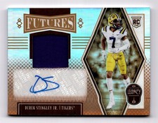DEREK STINGLEY JR. 2022 Panini Legacy Football Patch Auto #FP-DS #/99