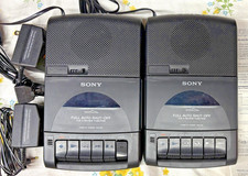 Sony  TCM‑929 Cassette Recorder Lot of 2 Units – Untested