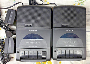 Sony  TCM‑929 Cassette Recorder Lot of 2 Units – Untested
