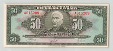 HAITI 50 Gourdes 1973, P-213, A615209, Original UNC & Very Rare.