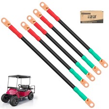 10L0L 4 AWG Golf Cart Battery Cable Kit for EZGO TXT/Medalist Green Black Red