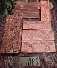 Kupferbarren - Motivbarren - Deutsches Kaiserreich - Reichsadler - Anlagebarren