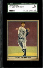 1941 Playball #71 Joe DiMaggio - SGC 50