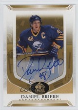 2020-21 SP Signature Edition Legends Gold Spectrum Foil Daniel Briere Auto 11zq