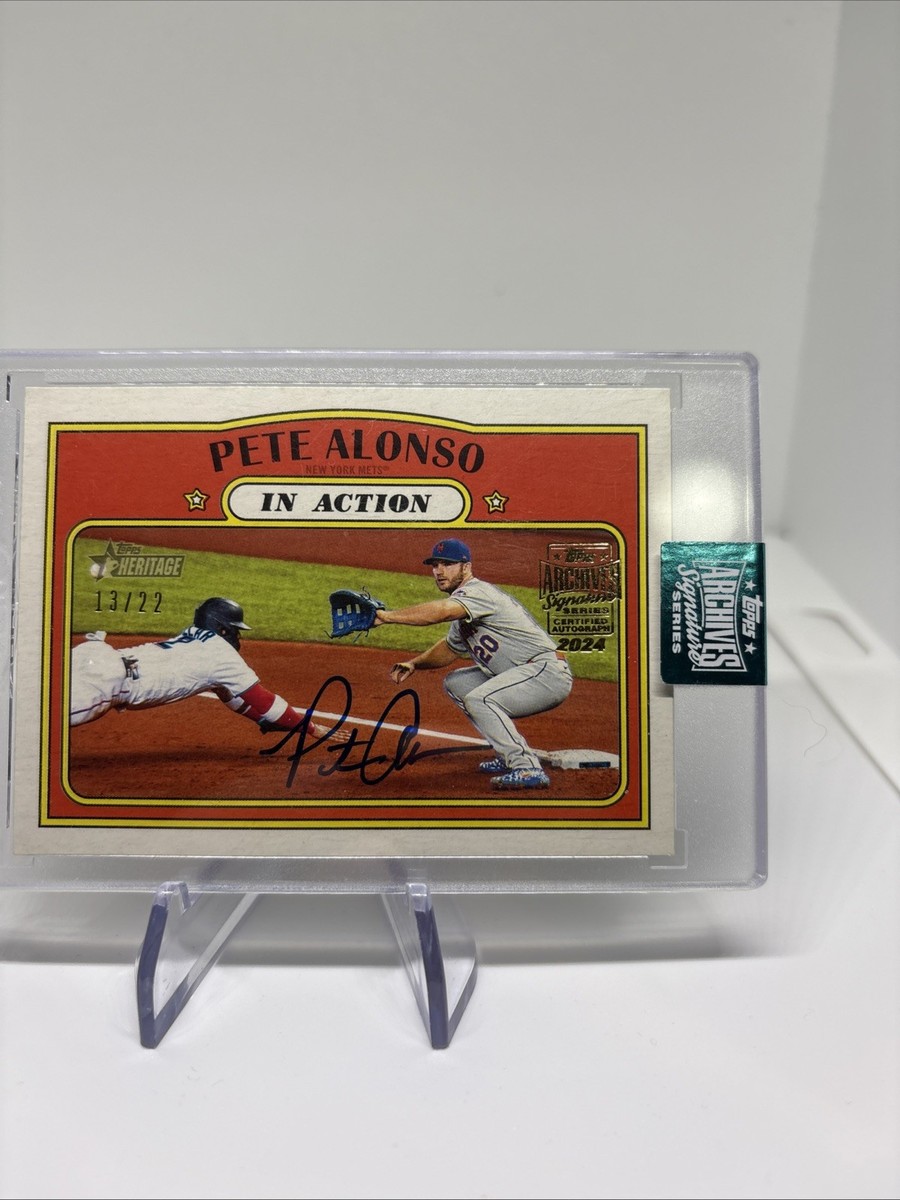 2021 Topps Archives - Real One Autographs Pete Alonso (AU) /10 ON 