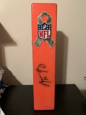 Green Bay Packers Game Used STS NFL Pylon,Auto’ed  By Rodgers, Mathew’s ,JSA COA