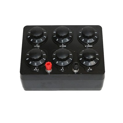 2X(0-99999,9 Ohm Einfache Widerstandsbox PräZisions-Widerstand mit Variable6615