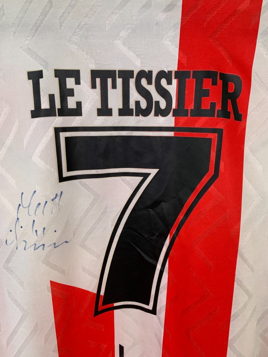 Flocage Nom Et Numéro Southampton 1994-95 – Maillot Domicile Le Tissier 7