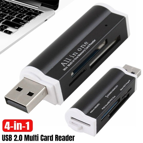 USB Memory Card Reader Adapter All In One for Micro SD MMC SDHC TF M2 MS Duo - Afbeelding 10 van 21