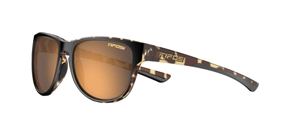 Tifosi Smoove en negro satinado Java Fade con lentes polarizadas marrones #1530508350 Foto 3 de 4