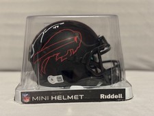 Tremaine Edmunds Signed Riddell Buffalo Bills NFL Football Mini Eclipse Helmet