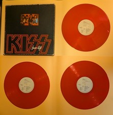 KISS Face Lift 3 LP Box red colored vinylrare Coffret Vinyles Rouges Concert 83
