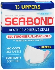 SEA-BOND Denture Adhesive Seals Uppers Original 15 EA
