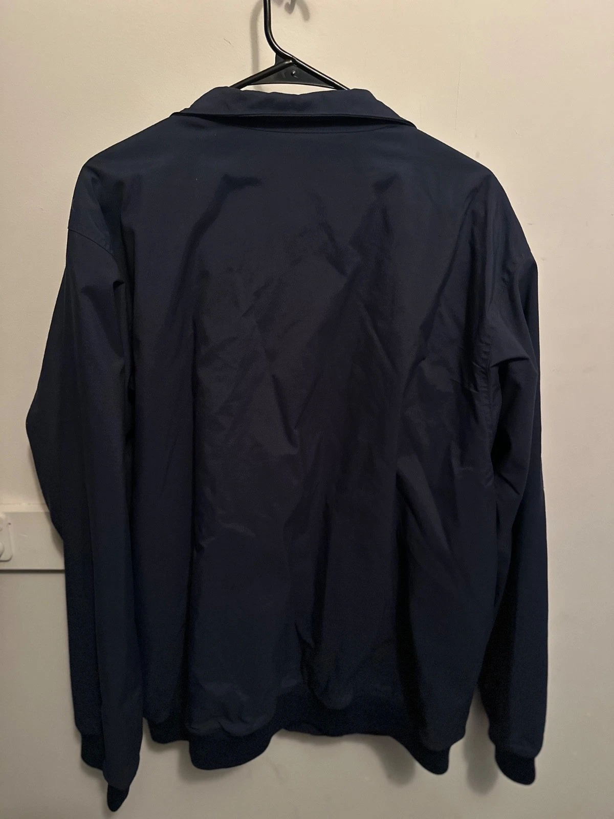 Mens Navy Blue Columbia jacket Large warm inside liner