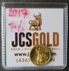 2017 $5 1/10oz Gold American Eagle