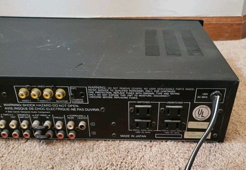 Carver CT-17 Preamplifier/Tuner Sonic Holography Dolby Surround Pro-Logic - Picture 9 of 11