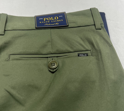 NWT Polo Ralph Lauren Performance Shorts Men 33 Tailored Fit Green 9" Inseam - Picture 12 of 14