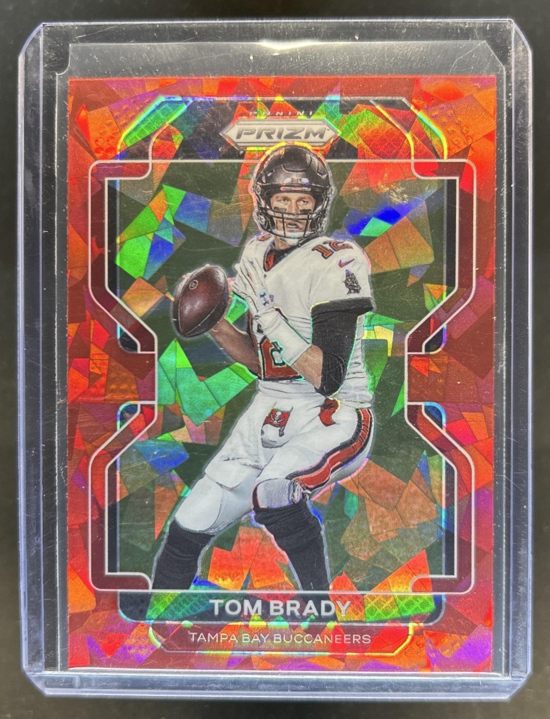 2021 Panini Prizm Tom Brady Red Ice #294 Buccaneers