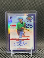 Ty Floyd 2025 Prospect Edition Prospect Ticket Auto - Purple #42/125 - #111
